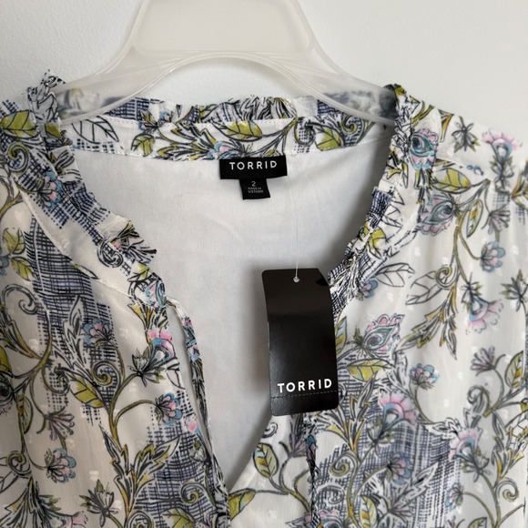 M7 NWT Torrid Plus Size Mini Clip Dot Front Keyhole 2X
Dress - Picture 8 of 9